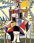 Femme assise dans un jardin